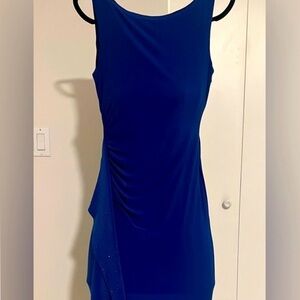 Nine West Asymmetrical Blue Dress